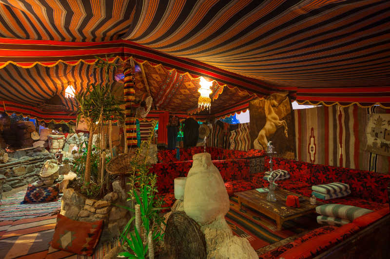 The Bedouin Tent at Taba Heights Resort for night entertainement and shows