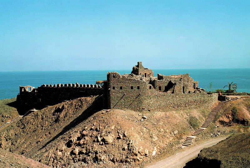 The overview of castle zaman in Taba Egypt as a nearby excursion to Taba Heights Resort