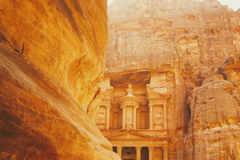 Petra in Jordan as a nearby excursion to Taba Heights Resort