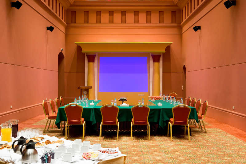 A meeting room at Mosaique Beach Resort in Taba Egypt