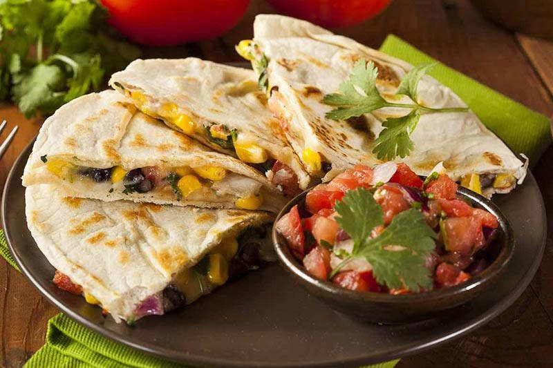 The mexican food at El Fuego in Taba Heights Hotel