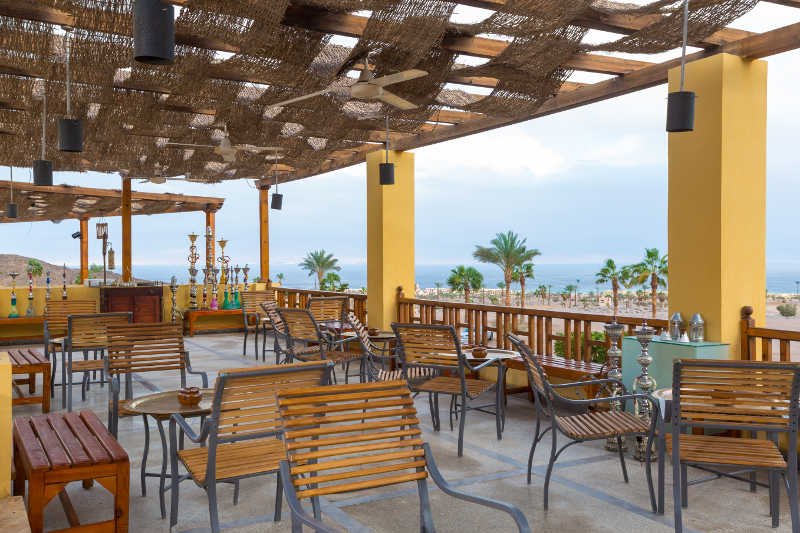 Shisha Terrace at The Bayview Resort Taba Heights