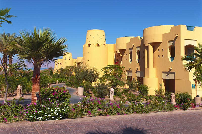 The Bayview Resort entrance at Taba Heights - Sinai Egypt Hotels