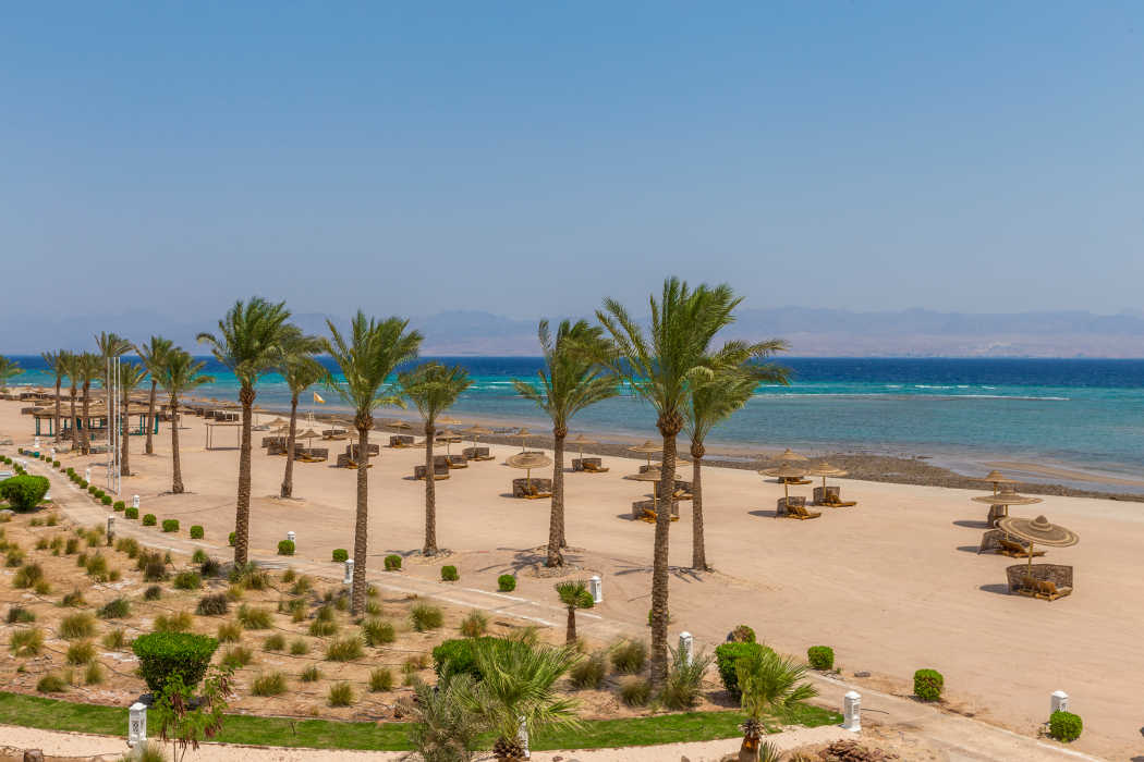 Beach View From The Bayview Taba Heights Resorts In Sinai Egypt